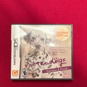 Nintendo Nintendogs Dalmatian & Friends Limited Edition - Red and White